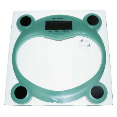 Bathroom scale with LCD display